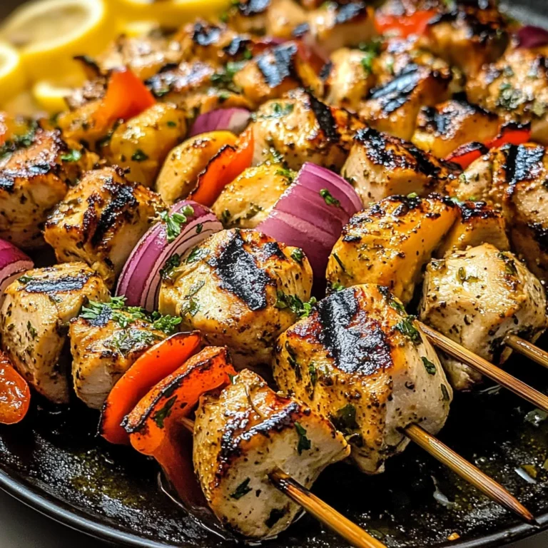Authentic Greek Chicken Souvlaki Recipe