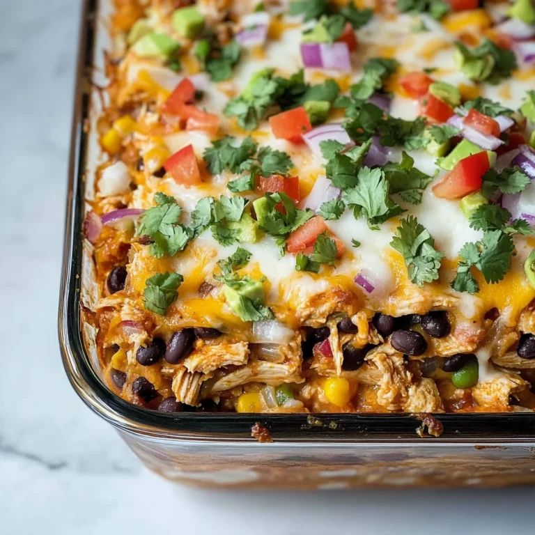 Chicken Burrito Casserole