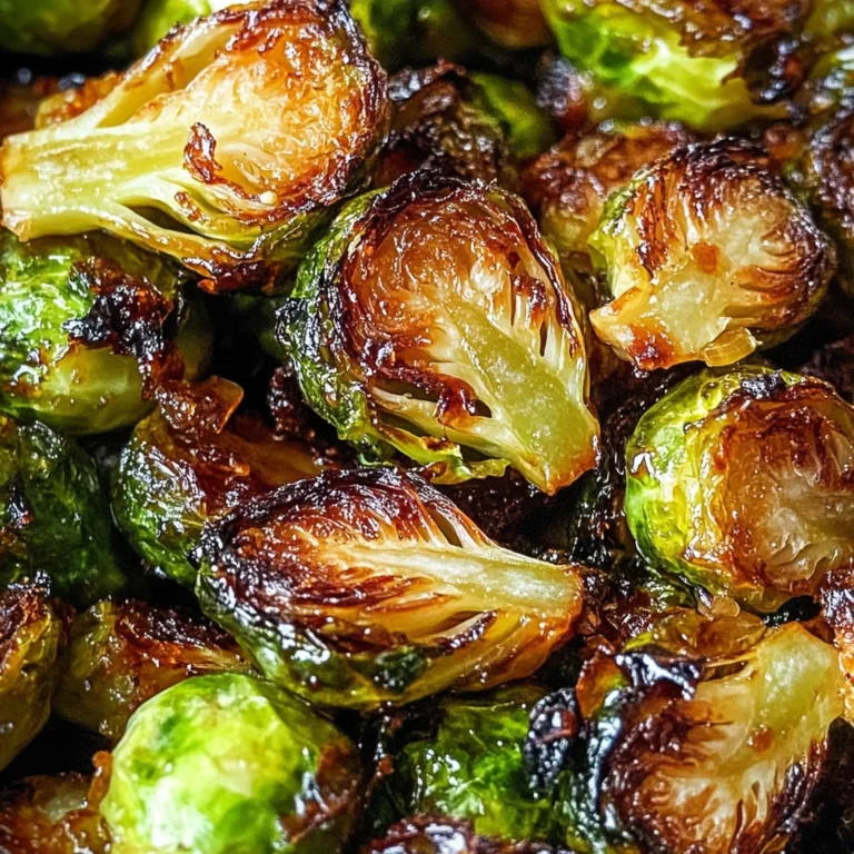 Crispy Honey Balsamic Brussels Sprouts