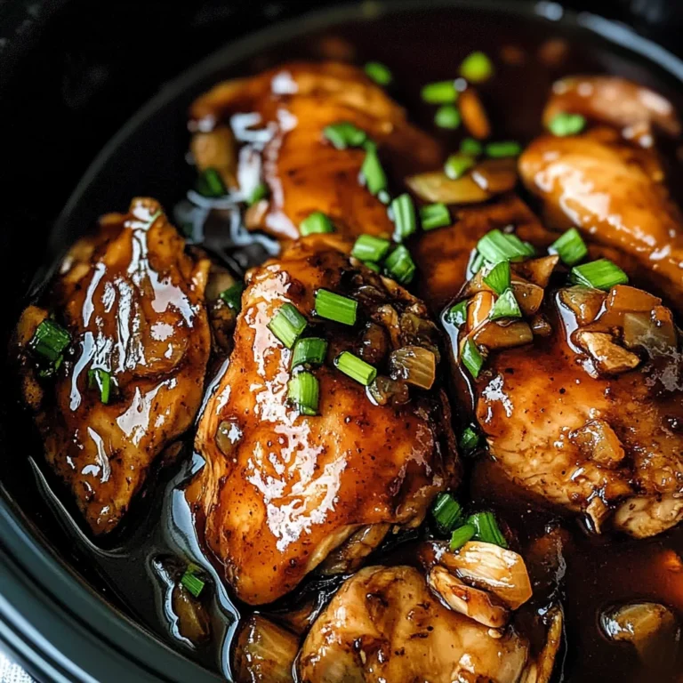 Crockpot Bourbon Chicken