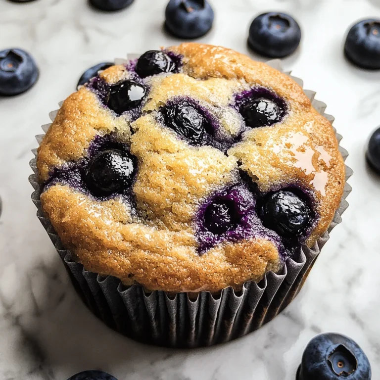Homemade Blueberry Protein Muffins