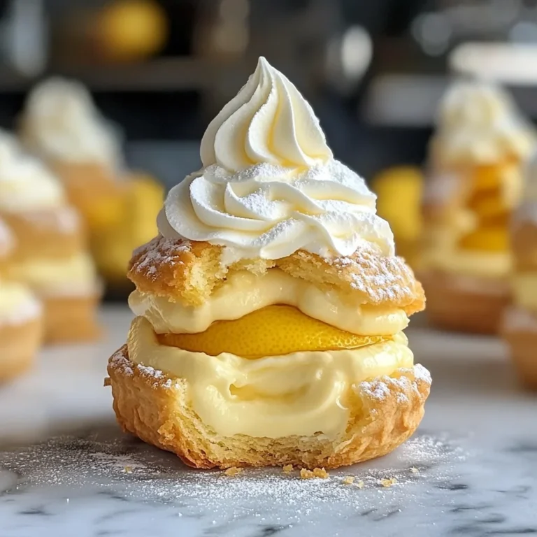 Lemon Cream Puffs