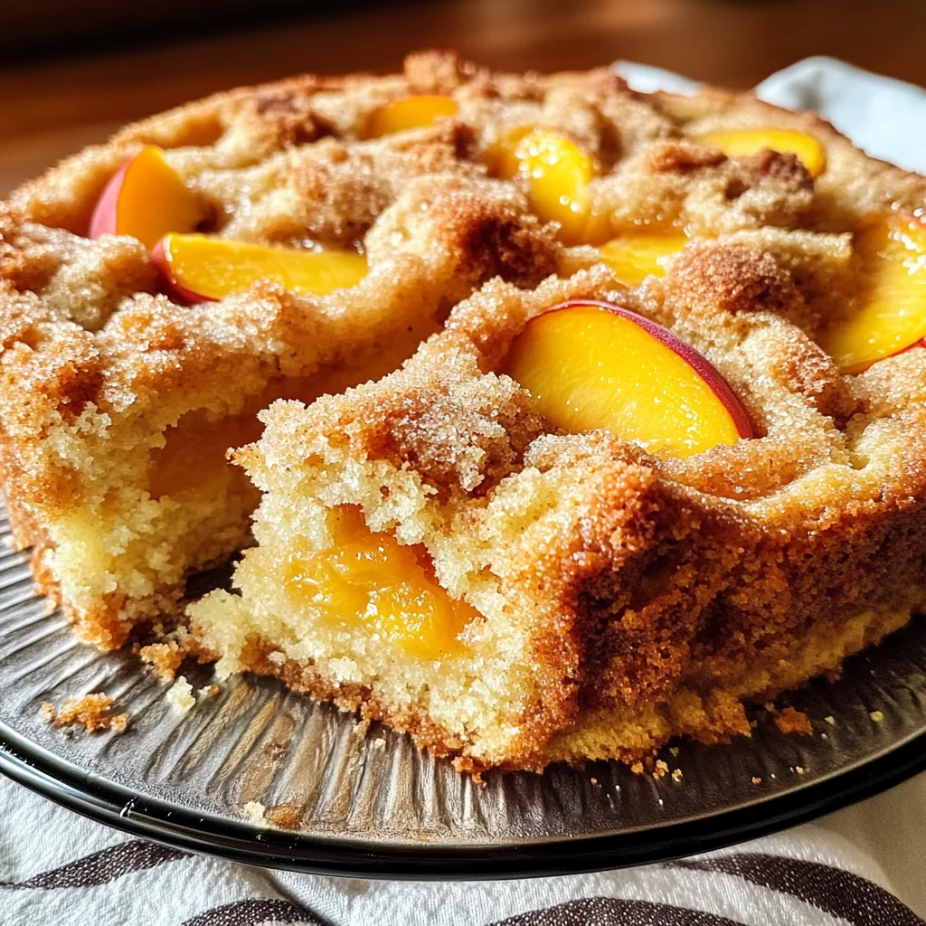 Peach Coffee Cake