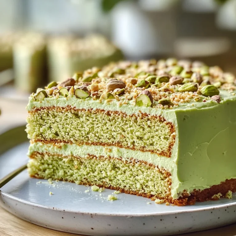 Pistachio Sheet Cake
