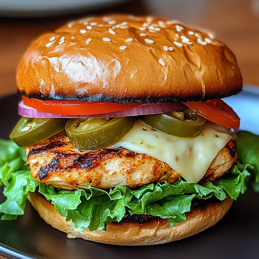 Spicy Chipotle Chicken Burger