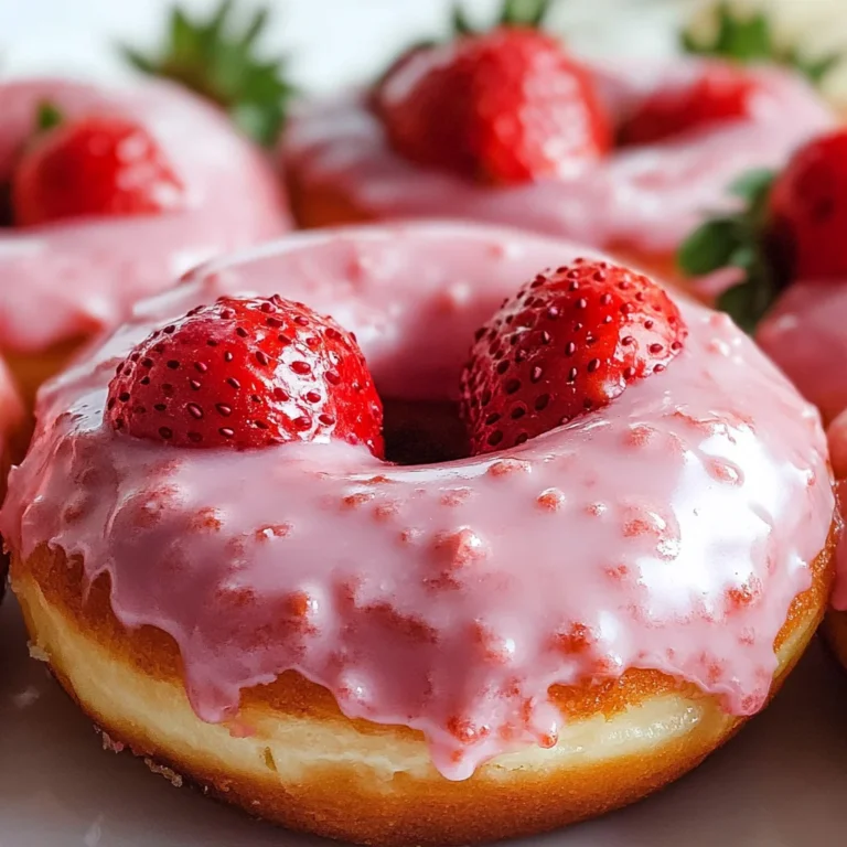 Strawberry Donuts