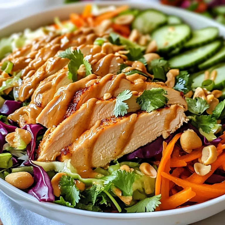 Thai Peanut Chicken Salad