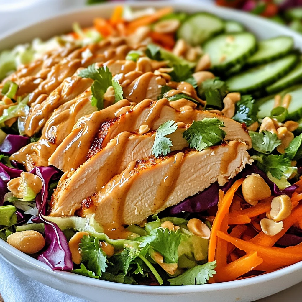 Thai Peanut Chicken Salad