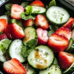 This Cucumber Strawberry Salad
