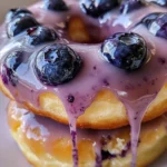 Baked Blueberry Donuts