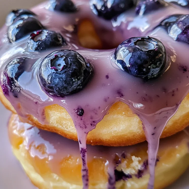 Baked Blueberry Donuts