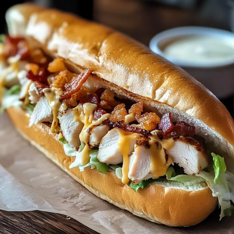 Chopped Chicken Bacon Ranch Sub: An Amazing Ultimate Recipe