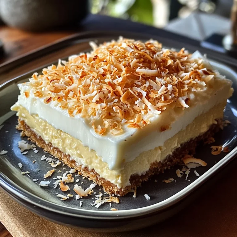 Coconut Cream Lush: A Creamy, No-Bake Dessert for Every Occasion