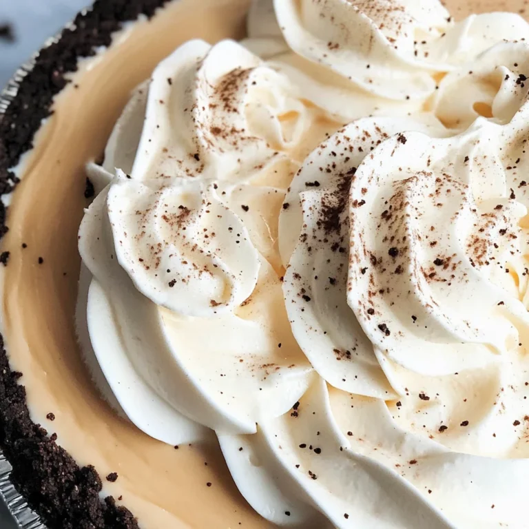 Creamy Coffee Pie Recipe (No Bake, 6 Ingredients)