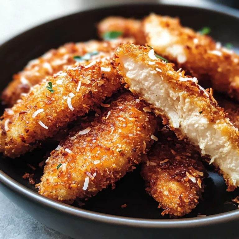 Crispy Coconut Chicken Tenders