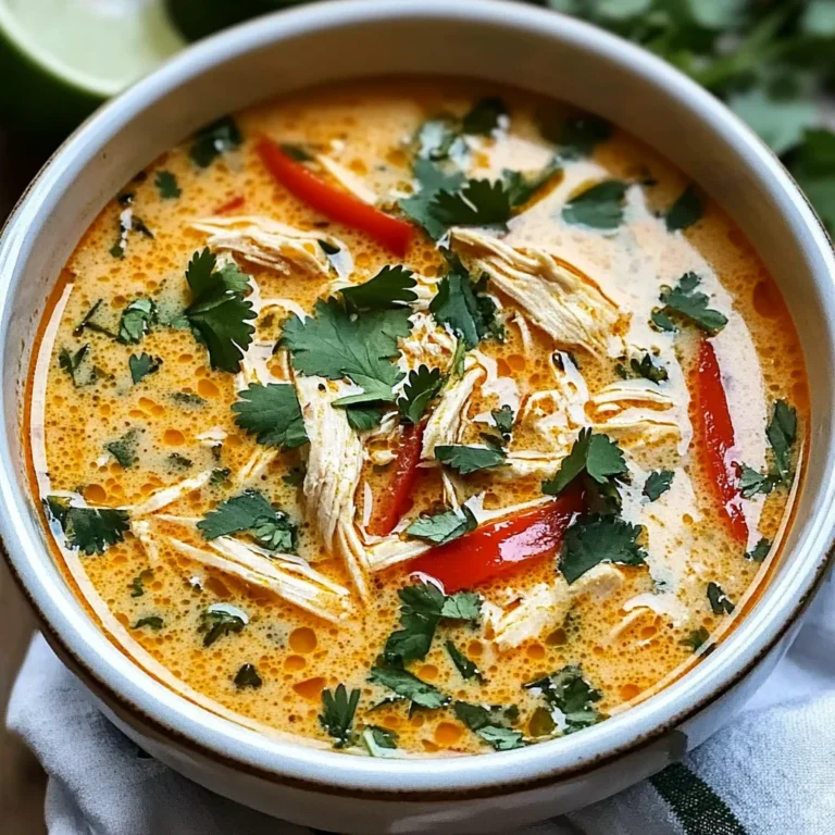Easy Thai Coconut Chicken Soup