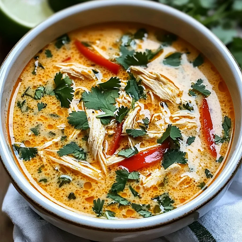 Easy Thai Coconut Chicken Soup