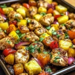 Hawaiian Chicken Sheet Pan Dinner
