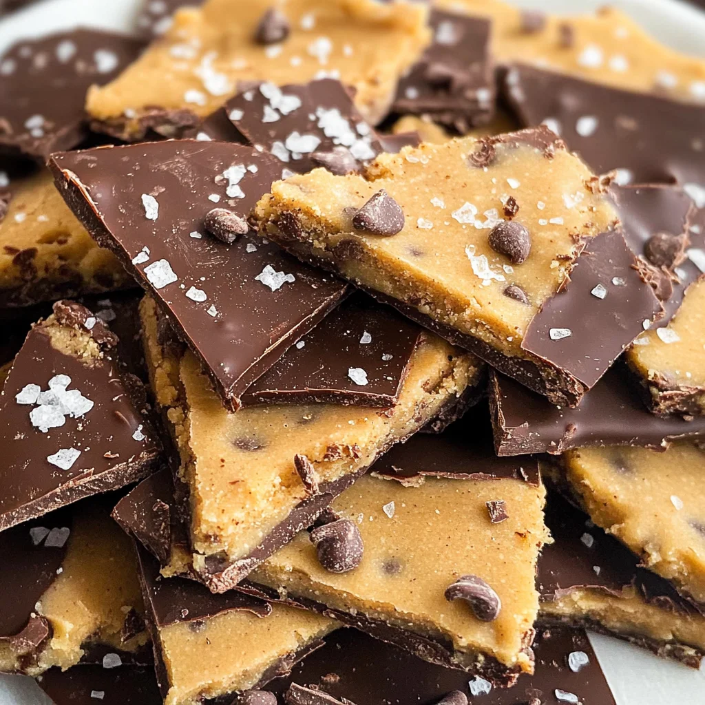 Healthy Cookie Dough Bark