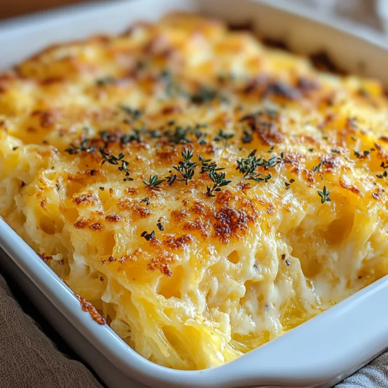 Healthy Spaghetti Squash Au Gratin