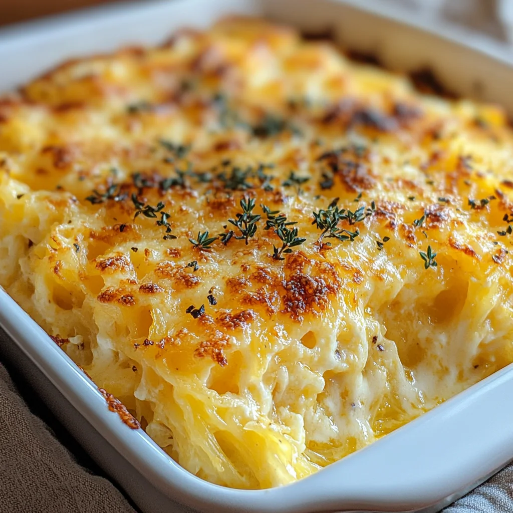 Healthy Spaghetti Squash Au Gratin