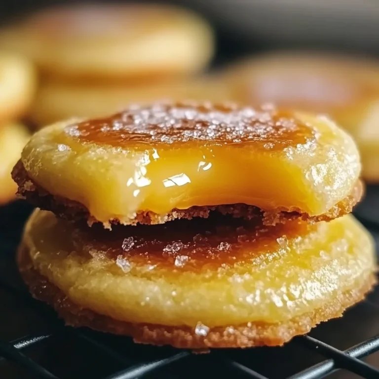 Lemon Curd Crème Brûlée Cookies - Tangy & Sweet Treat