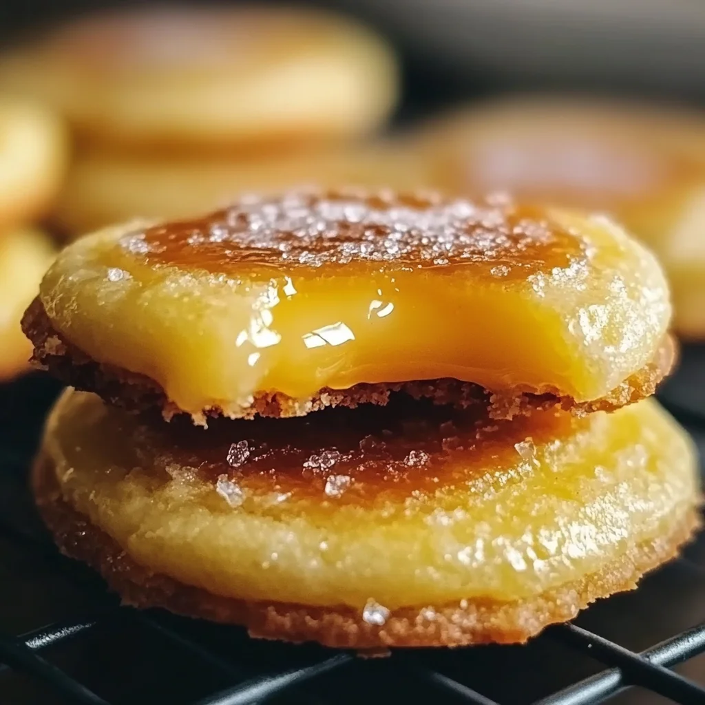Lemon Curd Crème Brûlée Cookies - Tangy & Sweet Treat