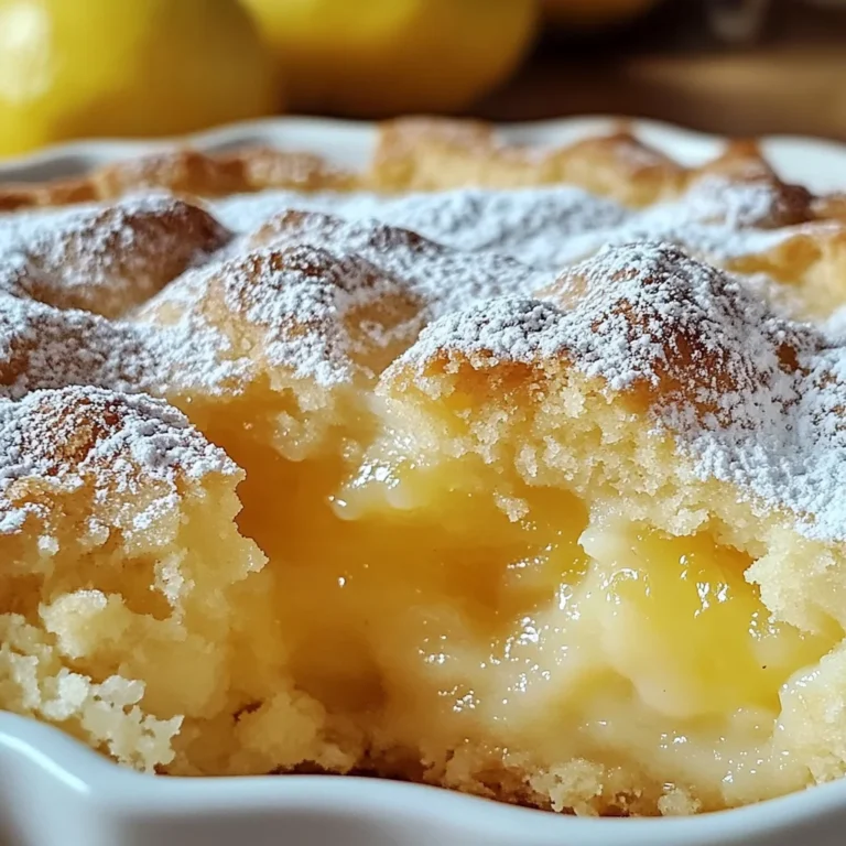 Magic Lemon Cobbler Recipe: A Delightful Dessert Experience
