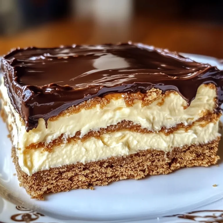 No-Bake Eclair Cake