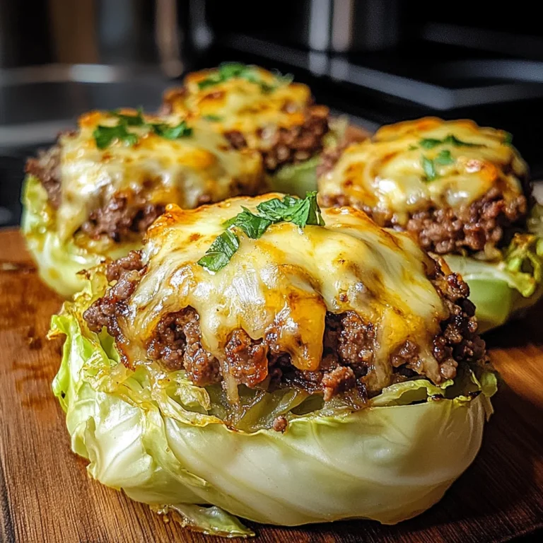 Oven-Baked Cabbage Burgers