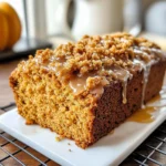 Pumpkin Bread with Maple Glaze