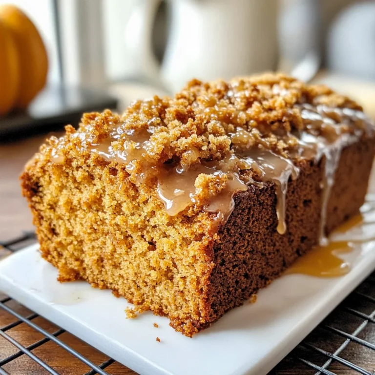 Pumpkin Bread with Maple Glaze