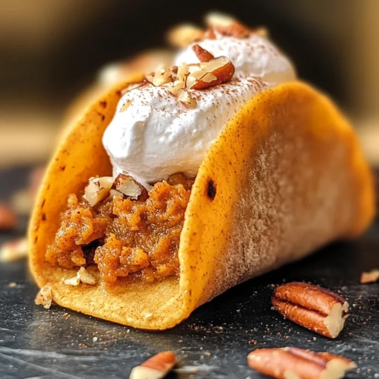 Pumpkin Pie Tacos