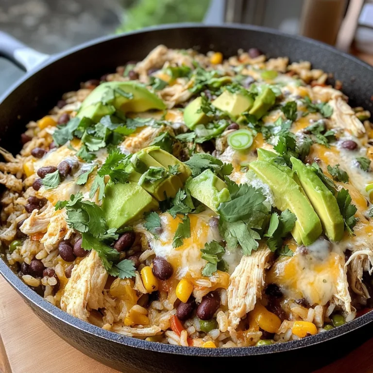 Salsa Verde Chicken & Rice Skillet