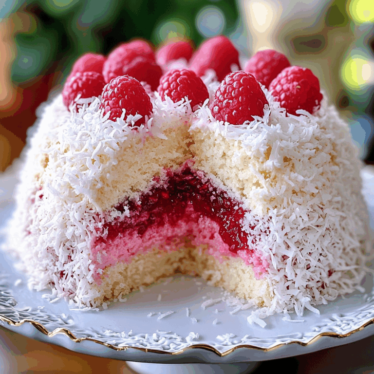 Snowball Cake Recipe – 7 Irresistible Reasons to Try This Raspberry Coconut Dessert