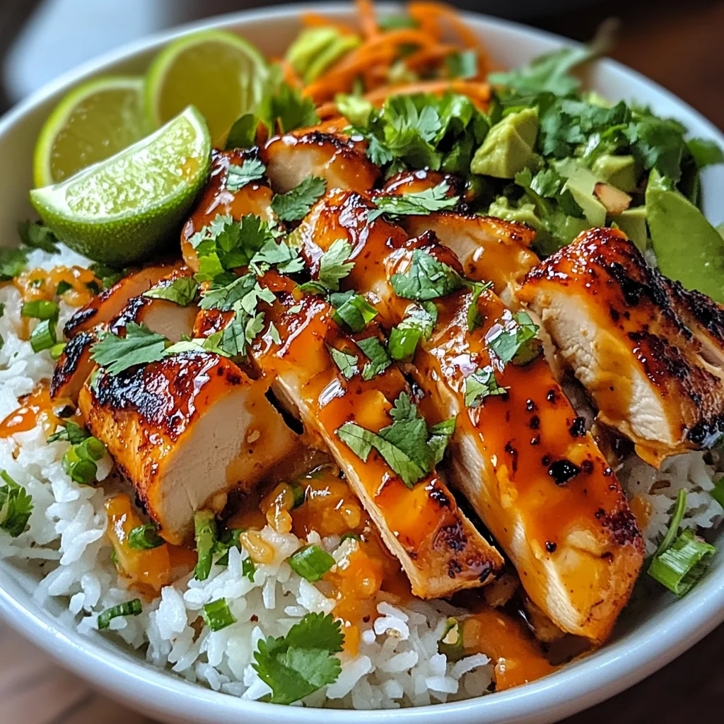 Spicy Maple Chicken with Coconut Rice