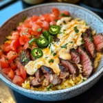 Steak Queso Rice : A Flavorful Recipe
