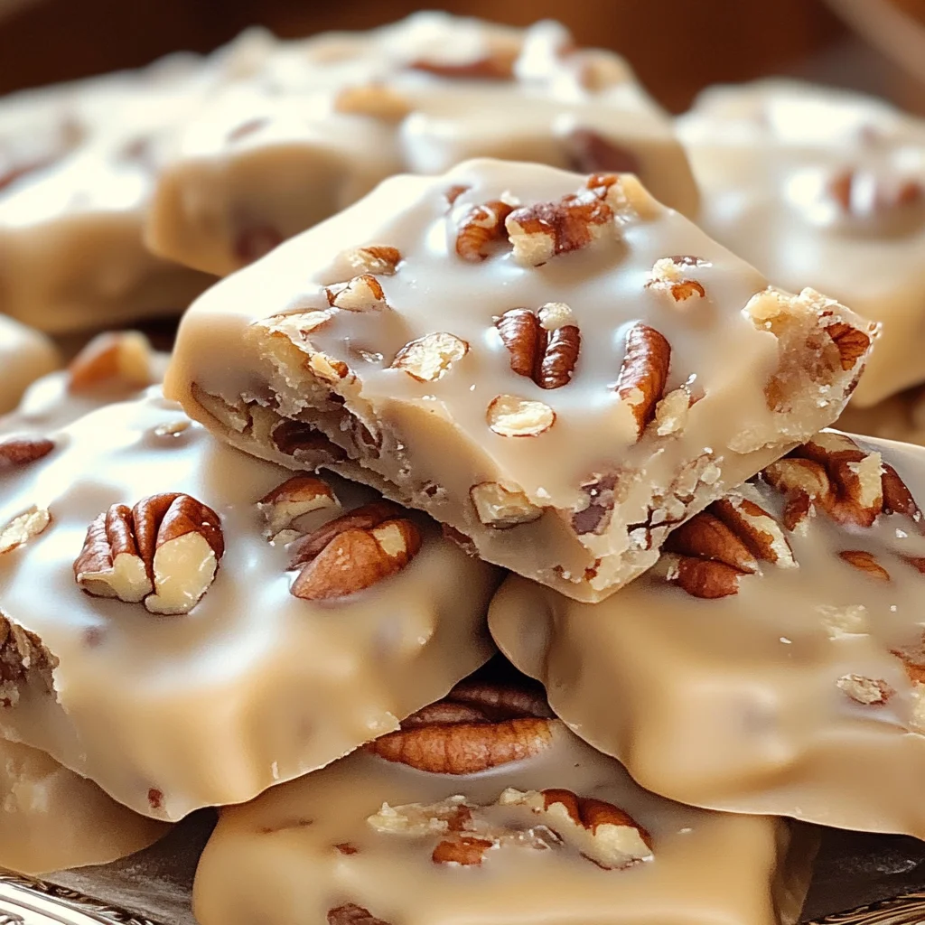 Vanilla Pecan Pralines