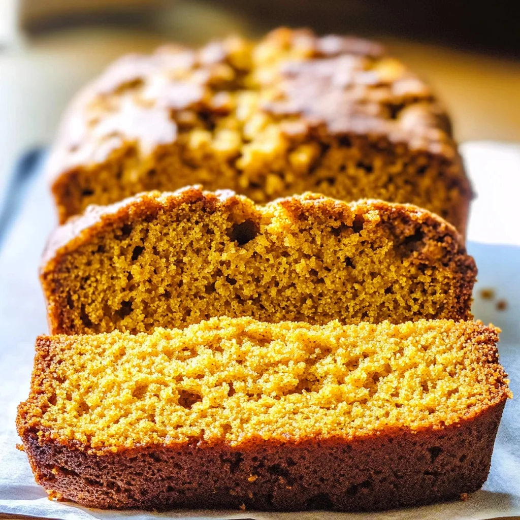 Vanilla Pudding Pumpkin Bread