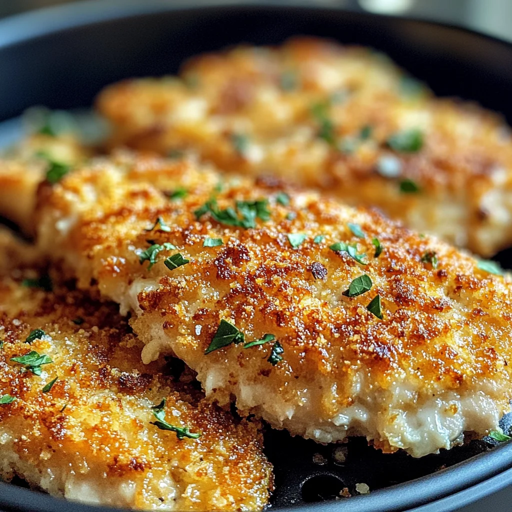 Air Fryer Parmesan Crusted Chicken