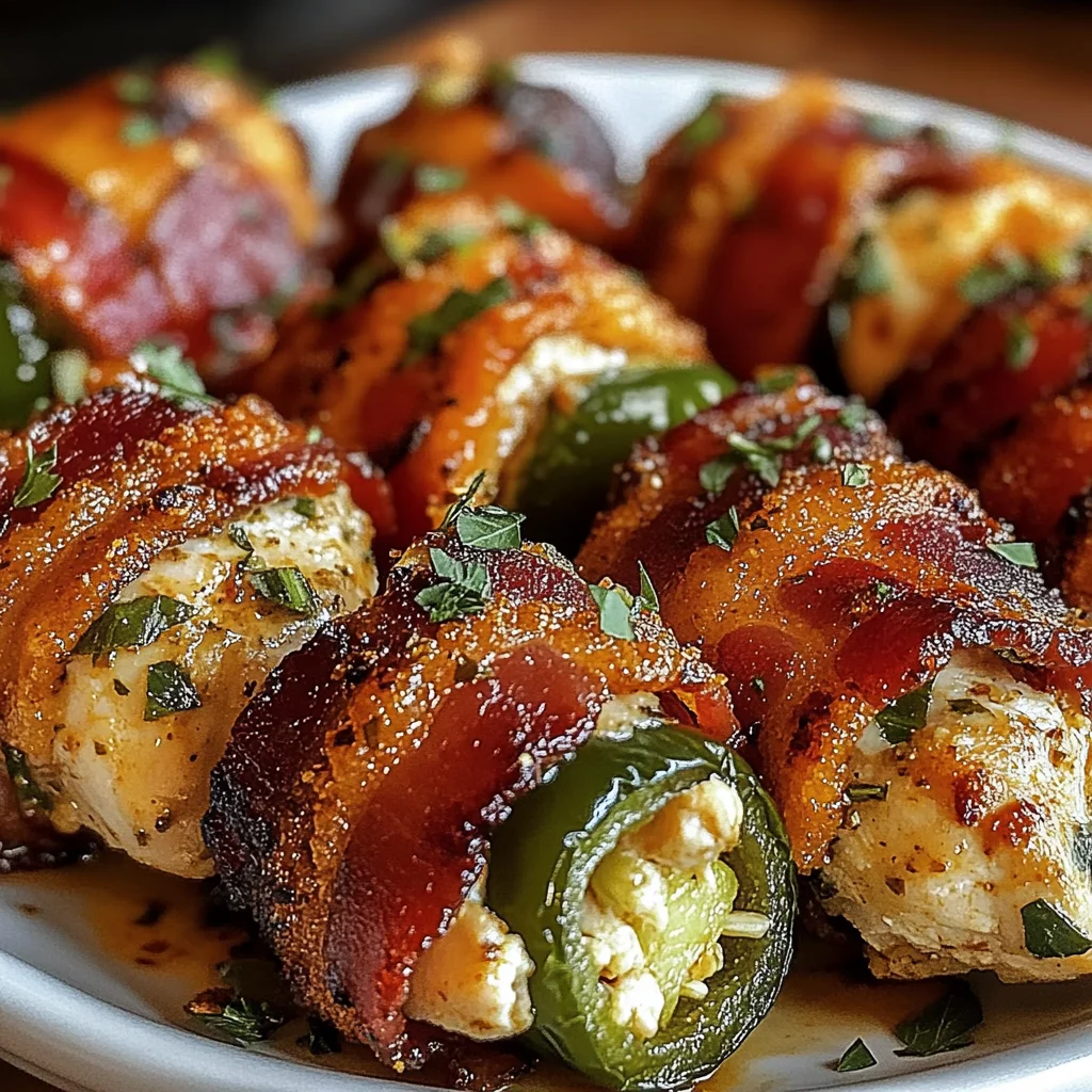 Bacon-Wrapped Jalapeño Chicken Bites