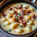Bacon Cheddar Gnocchi Soup – A Rich and Creamy Comfort Meal