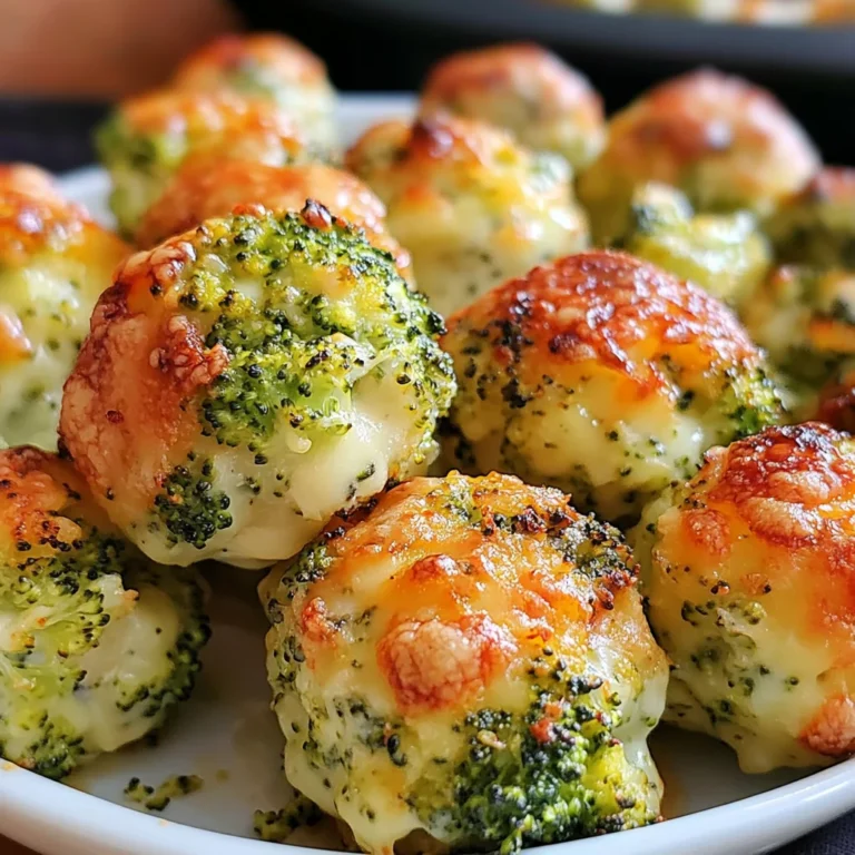 Baked Broccoli Cheese Balls