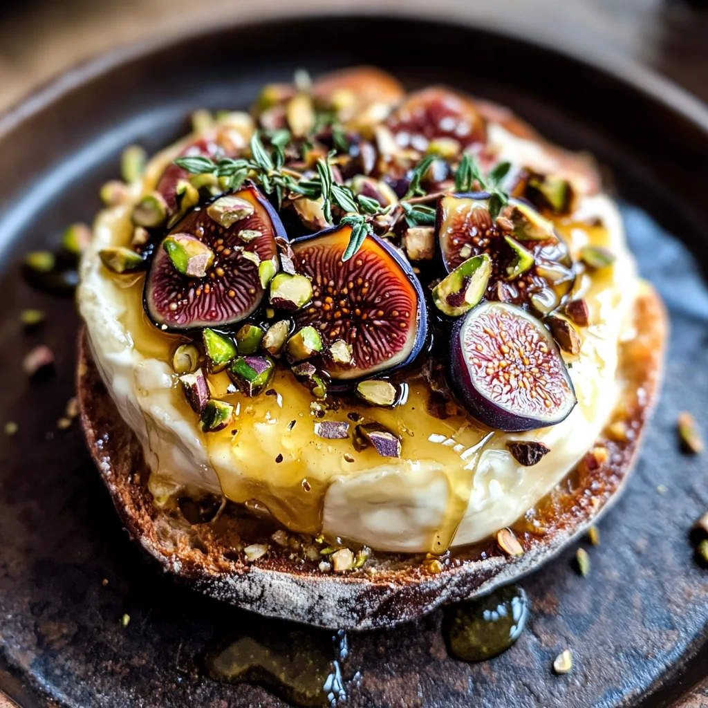 Best Baked Brie with Honey, Fig and Pistachio