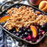 Blueberry Peach Crumble