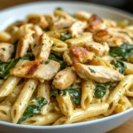 Chicken Spinach Penne