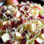 Cranberry Apple Coleslaw: A Delicious & Healthy Recipe