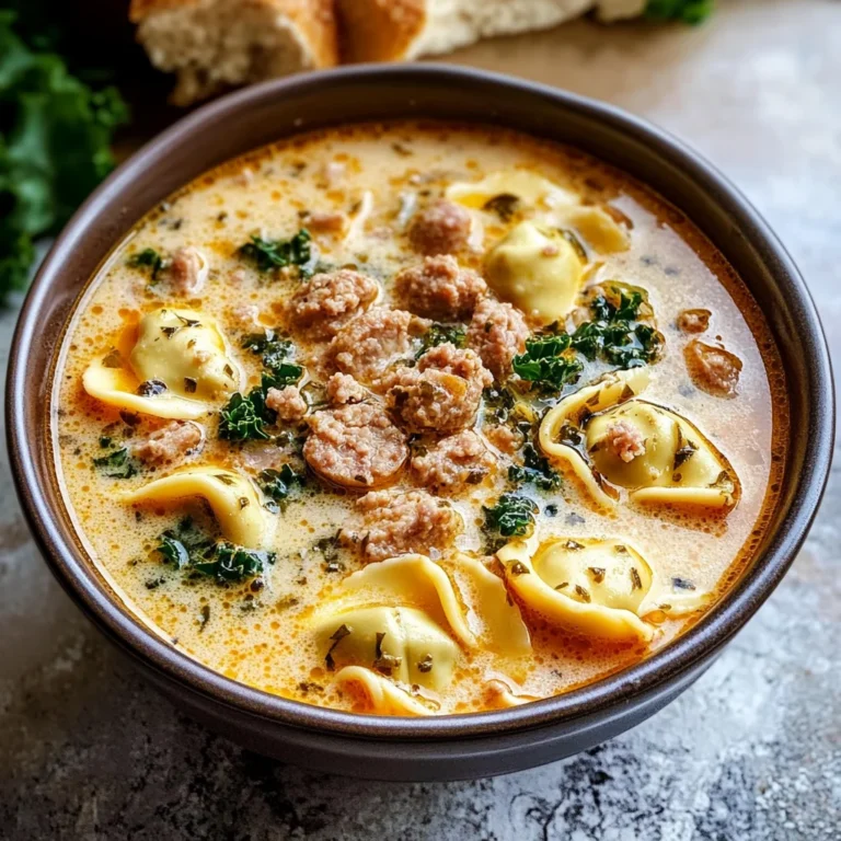 Creamy Tortellini Soup