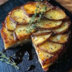 Crispy Balsamic-Thyme Potato Torte