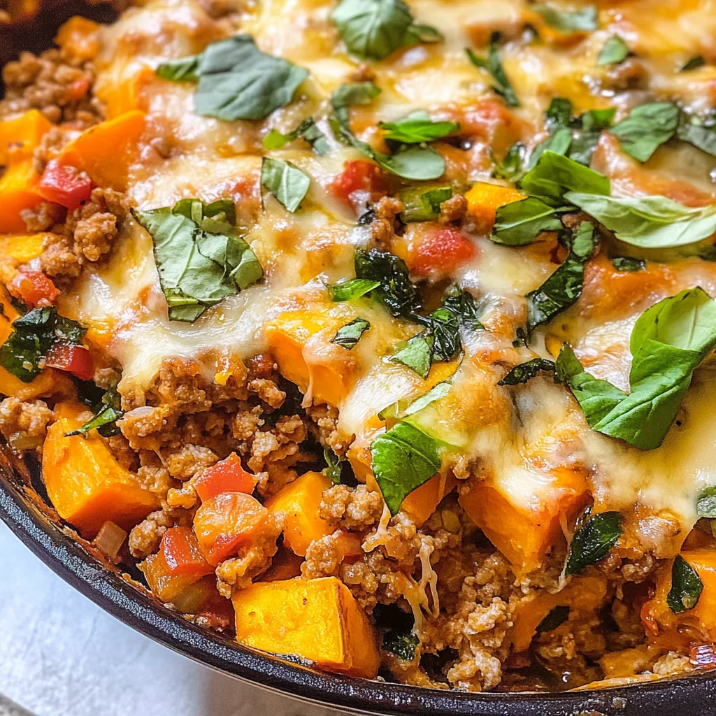 Ground Turkey Sweet Potato Casserole